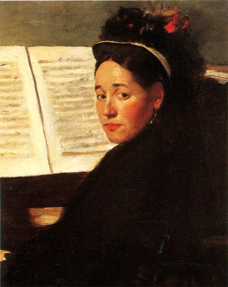 Mademoiselle Didau at the Piano 1872